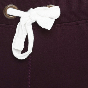 Men's Maroon Sweatpants With 95 Print Elastic Waist Joggers Casual Pants With Pockets Autumn Wear - Product Image 6