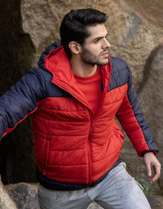 Blouson matelassé de motard pour homme, modèle 2026, le plus vendu, couleur personnalisée, léger, en polyester, avec capuche, en toile enduite du Pakistan, idéal pour l'hiver - Product Image 4
