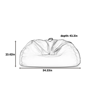 <b>BEAN</b> <b>BAG</b> RELAX CHAIR Faux Leather Top Foam New LIVING ROOM BEDROOM Modern Vietnam One Seat Soft Comfort Easy Care MD12 - Product Image 2