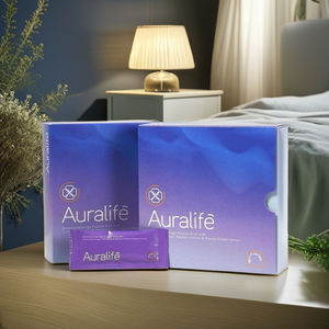 Auralife Relaxation Sommeil Extrait de feuille de maizinol, L-théanine Rhodiola Adaptogène Sachets 4 Stress Calme Équilibre - Product Image 1