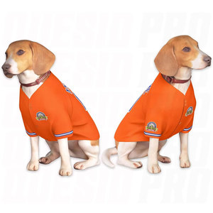 Custom Dog Baseball Jersey Personalized Sportswear Small Pet Dogs Plus Size Printed Dog <b>Shirt</b> Name Number Logo Breathable Pet - Product Image 1
