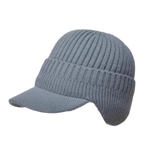 Outdoor Thick Knitted Baseball Cap Winter Bicycle <b>Ear</b> <b>Protector</b> & Windproof Hat Duck Viso for Casual Scene - Product Image 3