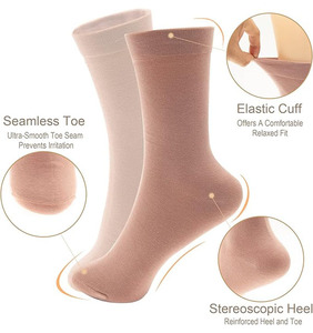 Soft Breathable Men's Dress <b>Socks</b> Offering comfort Elasticity Lasting Durability Sporty Quick Dry Eco-friendly - Product Image 3