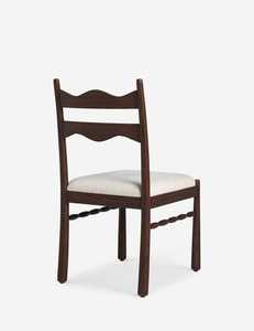 Silla de Comedor Moderna de Madera Maciza con Asiento Tapizado, Silla Contemporánea para Restaurante, Cafetería, Hogar y Hotel - Product Image 4