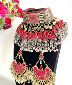 <b>Top</b> Selling Afghan Jewelry Sets High Quality 100% Vintage Style Stainless Steel for <b>Weddings</b> Parties Low Moq & Prices For Adults - Product Image 3