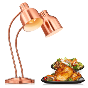 Scaldavivande a doppia testa da 500W color oro rosa # # # #   Espositori per Buffet - Product Image 2