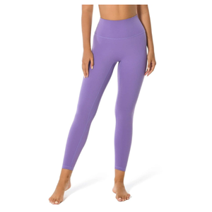 Women's High Waist Lift Yoga <b>Leggings</b> Brushed Seamless Sculpting Stretch <b>with</b> Hidden Waist <b>Pocket</b> Workout Fitness Knitted Pants - Product Image 2
