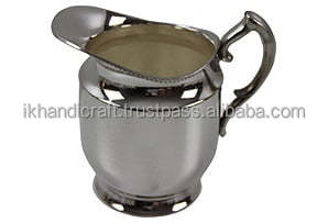 Pichet en métal plaqué argent britannique royal moderne bord de perle luxe unique servant des boissons pour les fêtes décoratives économique - Product Image 2