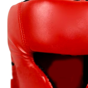 Protège-tête de boxe pour enfants, design haut de gamme, cuir véritable, réglable, protection du menton ouverte, pour entraînement MMA, Kickboxing, Muay Thai - Product Image 6