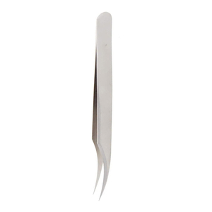 Pince à cils la plus vendue en gros, à pointe fine et lisse, pour extensions de cils, usage en salon de beauté, pince à cils cosmétique OEM - Product Image 2