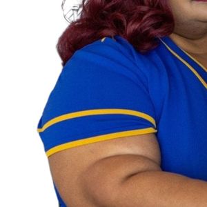 Sigma Gamma Rho Customized Color Casual Party <b>Dress</b> for <b>Women</b> Stylish Greek Sorority Inspired Button Anti-Wrinkle 100% Polyester - Product Image 4