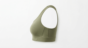 Soutien-gorge de sport sans coutures à maintien élevé, respirant, séchage rapide, avec logo en maille sur le devant, idéal pour le yoga, la course et le fitness - Product Image 3