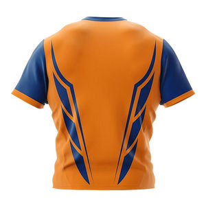 Conjunto de Tela Deportiva Anti-Estiramiento, Estilo Premium, Sarga Transpirable, 100% Poliéster, Uniforme de Rugby con Logotipo de Béisbol y Fútbol Americano - Product Image 5