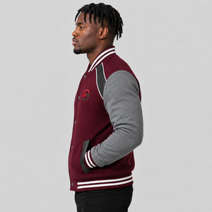 Casual Men Varsity Jacket Custom Logo Soft Comfortable Baseball Bomber Streetwear Varsity Jacket Wholesale Latest Arrival - Product Image 2