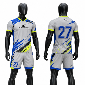 Camiseta de Fútbol de Secado Rápido 100% Poliéster con Sublimación Completa y Nombre del Jugador, Uniformes de Fútbol, Pantalones Cortos de Fútbol, Calcetines - Product Image 5