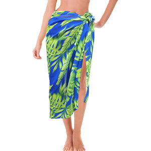 1 Piece Strapless Sarong Lightweight <b>Beach</b> <b>Wrap</b> with Soft Breathable Fabric Elegant Resort Style Skirt Cover up for Women - Product Image 2