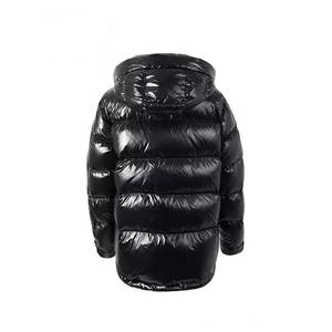 Blouson matelassé pour homme en gros, avec logo, coupe oversize, décontracté, personnalisable, en toile, col montant, couleur unie, style urbain - Product Image 4