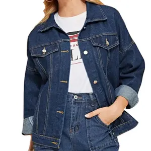Chaqueta Vaquera Vintage de Alta Calidad para Mujer, Lavada, Estilo Casual, Ropa Urbana de Primavera - Product Image 1