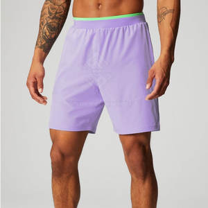 Hot Sale Solid Casual <b>Mid</b> Waist Cotton Made Light Weight Men Double <b>Layer</b> Shorts Breathable Loose Fit Best Selling - Product Image 2