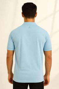 Polyester Active <b>Top</b> 100% UV Protection Outdoor Fishing Shirt Soft Touch Pique Knit Summer Sport Clothing - Product Image 3