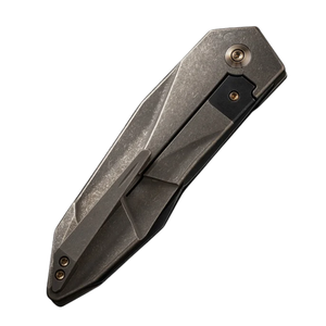 Couteaux pliants robustes en acier inoxydable avec manche texturé, mécanisme d'ouverture fluide, design compact pour les activités de plein air générales - Product Image 6