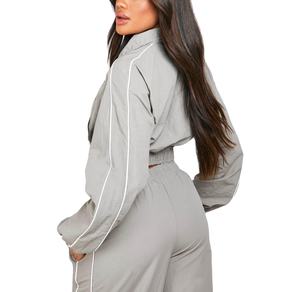 Wholesale Custom <b>Women's</b> XL <b>Windbreaker</b> <b>Jacket</b> New Style College Tracksuit with Logo Best Quality Summer Sportswear Plus Size - Product Image 2