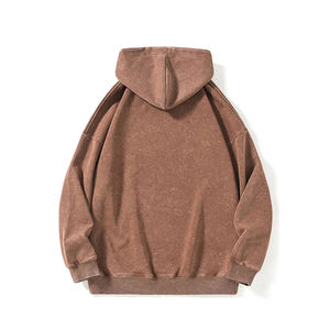Sudaderas con Capucha de Algodón 100% con Lavado Ácido y Logotipo Personalizado para Hombre, Nueva Temporada 2026, Sudaderas Pesadas con Lavado Ácido para Hombre - Product Image 4