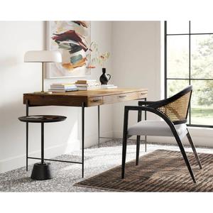 Mesa Auxiliar Redonda Minimalista con Columna de Soporte Delgada, Base Sólida y Pesada, y Superficie Amplia para Exhibición, Perfecta para Bares - Product Image 5