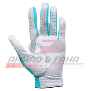 Gant de golf respirant personnalisé pour hommes et femmes, main gauche ou droite, avec poignées en cuir de cabretta et tissu nylon pour le sport - Product Image 5