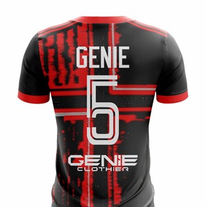 Camisetas de Fútbol Personalizadas 100% Poliéster, Transpirables, de Secado Rápido, Manga Corta, Verano, Logotipo Impreso por Sublimación, Uniformes de Fútbol de Malla - Product Image 3
