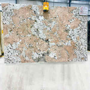 Dalles de correspondance en granit rose de l'Alaska uniques, carreaux de taille personnalisée, motif moderne pour revêtement de sol, murs, salon, approvisionnement commercial - Product Image 2