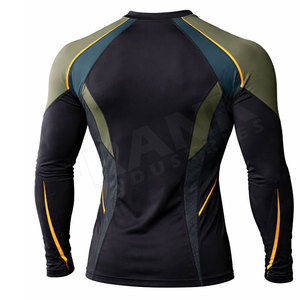 Pakistan Best Manufacturer Made Men Rash Guards Best Material Made Low Price Men Rash Guards - Product Image 2