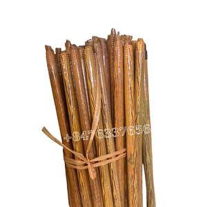 Escoba de madera de eucalipto de alta calidad con mango recubierto de PVC y cabeza de escoba marrón marca Asiawood hecha en Vietnam - Product Image 4