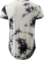 Nouveau T-shirt pour homme en maille à col roulé de haute qualité, 100% fibre de bambou, anti-UV, respirant, à manches courtes, surdimensionné, style hip-hop