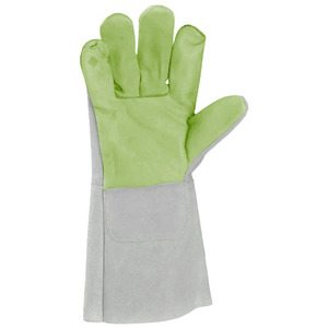 Goat Grain & Cowhide Split Leather TIG Welding <b>Gloves</b> <b>Long</b> Lasting Flame Retardant Construction <b>Gloves</b> for BBQ Heavy Duty Work - Product Image 2