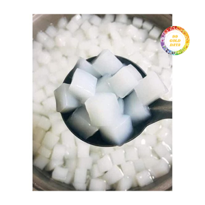 Cubos de Nata de Coco en Almíbar para Bebidas, Té de Burbujas, Té con Leche, Yogur, Helado y Postres - Product Image 1