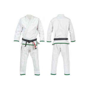 Kimono de Jiu-Jitsu Brasileño (BJJ) Personalizado 100% Algodón Tejido Perla 450 GSM con Logotipo Bordado, Duradero, Transpirable, de Alto Rendimiento, Ropa de Artes Marciales OEM - Product Image 1