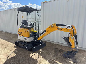 Mini-excavatrice sur chenilles ME20-YELLOW, modèle 2026, conçue pour les travaux de terrassement, d'aménagement paysager et de projets utilitaires - Product Image 5