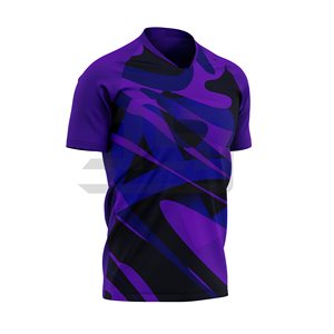 Maillot de football haut de gamme, design personnalisé, t-shirt de football léger, respirant, anti-humidité, performance 100% coton pour les équipes - Product Image 6