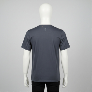 Camisetas de Manga Corta para Hombre, Cuello en V, Casuales, de Color Sólido, Transpirables, Suaves, de Corte Regular, de Poliéster/Algodón, con Estampado Serigrafiado - Product Image 6