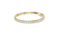 Bracelet en or jaune 18 carats avec diamants marquise, 56 pierres, 8,4 carats, bijoux fins élégants et luxueux pour les mariages et les occasions spéciales