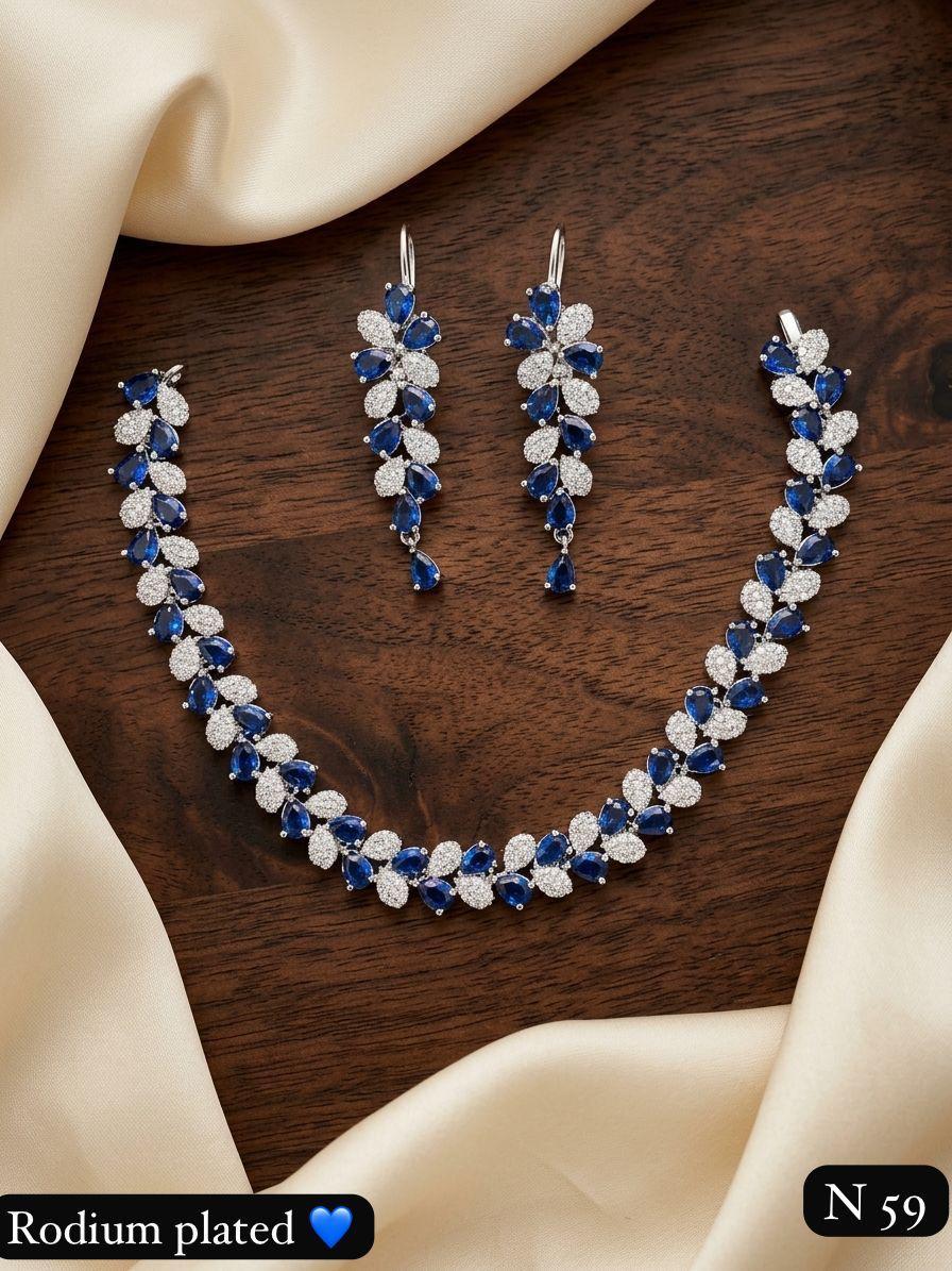 Blue white