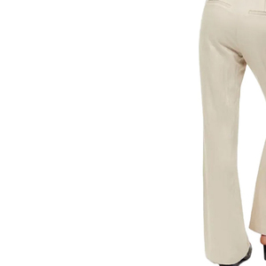 Pantalon évasé vintage pour femme de haute qualité et élégant, grande taille, 100 % coton, taille élastique, respirant, séchage rapide - Product Image 6