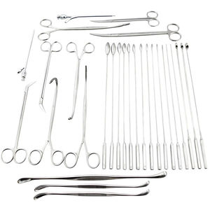 Juego de Cirugía General de Acero Alemán de Alta Calidad para Colecistectomía, 25 Piezas, Clase I, Manual, Certificado CE ISO, Agarre Quirúrgico - Product Image 1