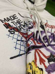 เสื้อฮู้ดดี้ผู้ชายผ้าทวิลล์สปอร์ตสั่งทำพิเศษ 100% ผ้าฝ้ายเนื้อหนา คุณภาพดี ทรงปกติ มีกระเป๋าเสื้อแบบเรียบง่าย - Product Image 4