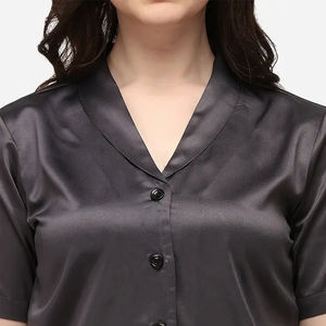 Pyjama en satin pour femmes, nuisette sexy pour femmes, robe de nuit chaude, vêtements de nuit pour femmes grandes tailles, prix bas, OEM - Product Image 4