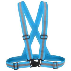 Cinturón Deportivo Unisex de Poliéster al por Mayor, Chaqueta de Ciclismo Fluorescente Elástica Reflectante con Tiras de Alta Visibilidad para Seguridad en Aeropuertos - Product Image 1