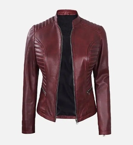 Premium Fashion Women Leather <b>Jackets</b> Direct Factory OEM ODM Wholesale Outerwear MADE BY HAIDIIII SPORTS - Product Image 3