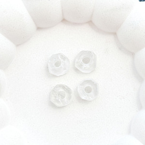 Crystal Quartz 12mm Raw Rough Gemstone <b>Bead</b> <b>Large</b> Hole 4mm Drilled Natural Stone Nugget DIY Wholesale Jewelry Making - Product Image 4