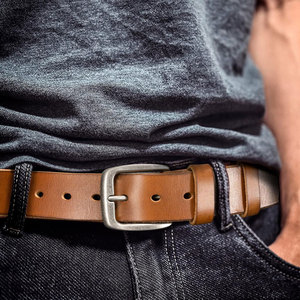 Ceinture en cuir de vachette de qualité supérieure, style décontracté, ajustable, design personnalisé, best-seller - Product Image 5